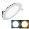 Ultra Thin Design 25W LED Ceiling Recessed Grid Downlight / Round or Square Panel Light 225mm, 1pc/lot