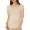 Innerwear Wearable Short French Pale L Tuche, Cosmetics, 100% Cotton, Sleeve, Sleeve, TC4052, Women's, Beige,