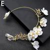 1 шт. Головной убор Сплав Повязка на голову Венок невесты Имитация жемчуга Вечеринка Цветочный венок Свадьба