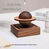 Aromatic Wood Planet Diffuser: Essential Oil Scent Device for Home, Bedroom, Car, with Stone Ornament.
