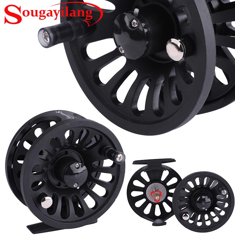 Fly Fishing Reels with Large Arbor High Quality Body and Spool In Fly Reel for Stream River Fishing