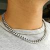 10 Pieces Stainless Steel Cuban Link Necklace For Men Women Tarnish Free Heavy Curb Chain Necklace Choker 16 18 20 22 24 Inches