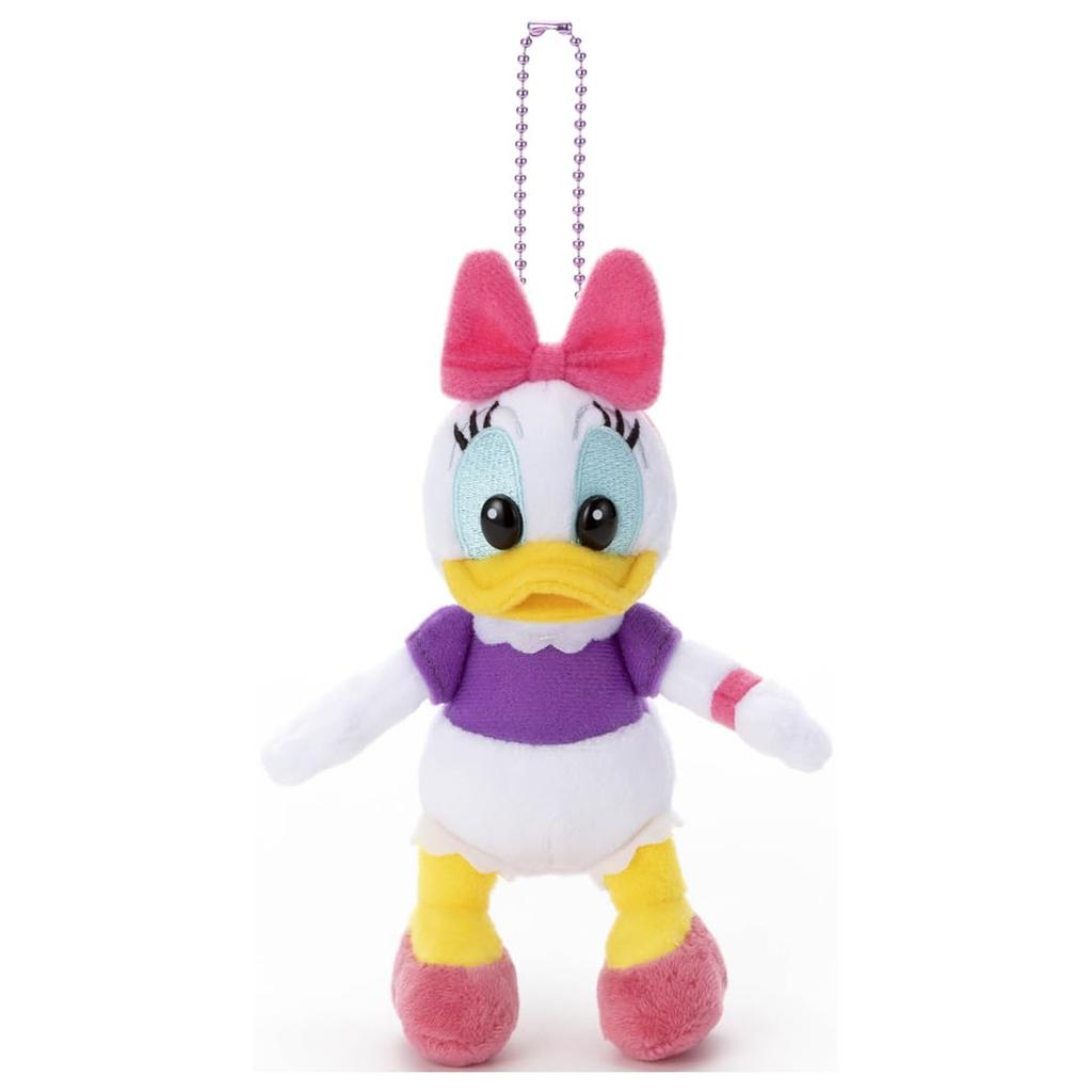 TAKARATOMY A.R.T.S Disney Character Disney100 Mickey Classics Ball Chain Mascot Daisy Duck Plush Toy Height Approx. 15cm