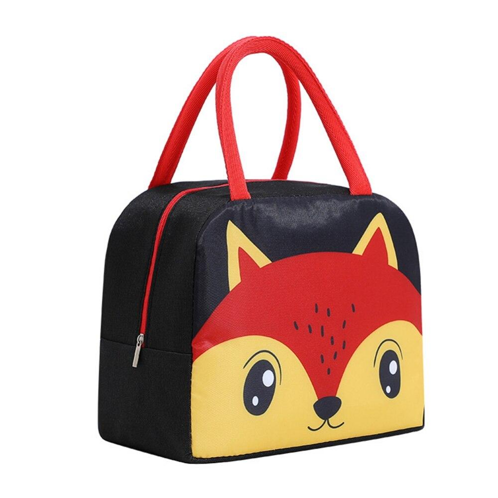 Lunch Box Portable Insulated Lunch Bag Cute Animal Pattern Thermal Food Picnic Aluminum Foil Lunch Bags For Women Kids
