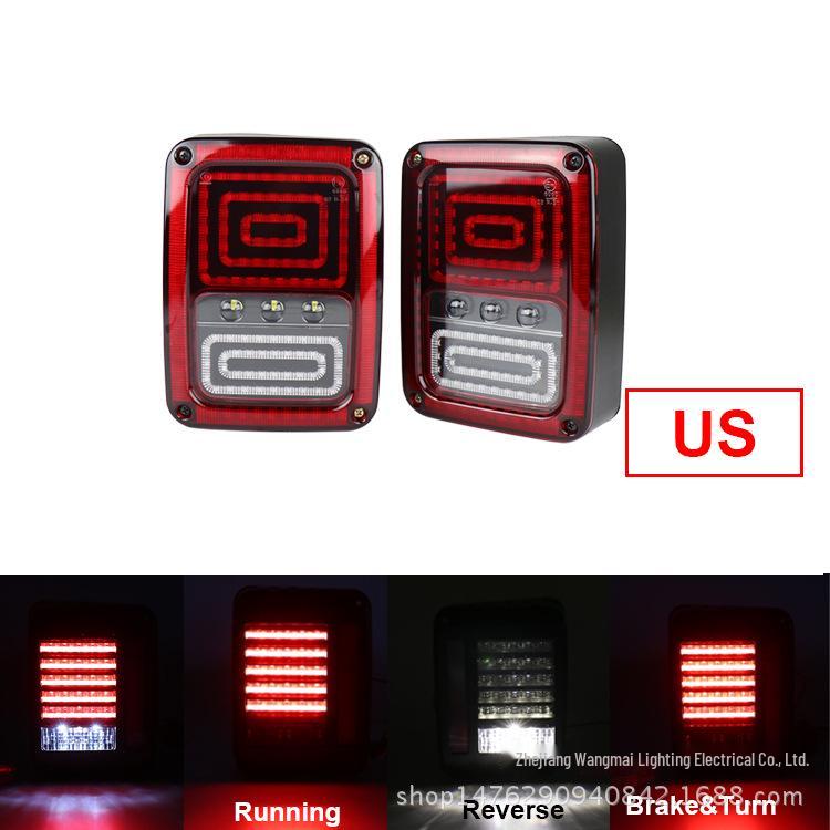 LED Tail Light for Jeep Wrangler - New Off-Road Back-Shaped Design