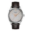 Tissot PR100 Men's Watch with Leather Strap and Silver Dial, Officially Imported, Model T1504101603100