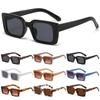 UV400 Beach/Travel Small Frame Shades Square Sunglasses Rectangle Leopard Sun Glasses