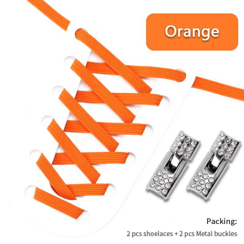 4Pcs Elastic Laces Sneakers Kids Adult No Tie Shoelace Cross Lock Shoelaces Without Ties 8MM Width Rubber Bands Shoes Accessorie NO.8