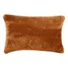 Velvet Cushion Cover - "Gipsy" Topstitching Finish Southern Wind - Gipsy Camel - Cushion 40 X 60 Cm