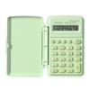 Mini Calculator Flip Cover 8 Digits Big Buttons Large LCD Display Battery Operated Portable Student Finance Desktop Calculator Office Supplies