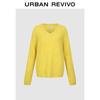 UR2025 Women's V-Neck Long Sleeve Knit Sweater