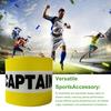 Soccer Captain Armband Outdoor Team Sports Player Band Adjustable Nylon Elastic Armband for Football Rugby Basketball