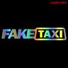 Universal Fake Taxi Car Auto Sticker Decal Emblem Self Adhesive Vinyl For Car