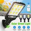 108COB Sensor Street Lamp 3 Light Modes Outdoor Waterproof Security Solar Lamps for Garden Patio Path Remote Control Light