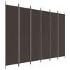 VidaXL Room Divider 6 Panels Folding Room Separator Privacy Screen Partition Living Room Decoration 350207