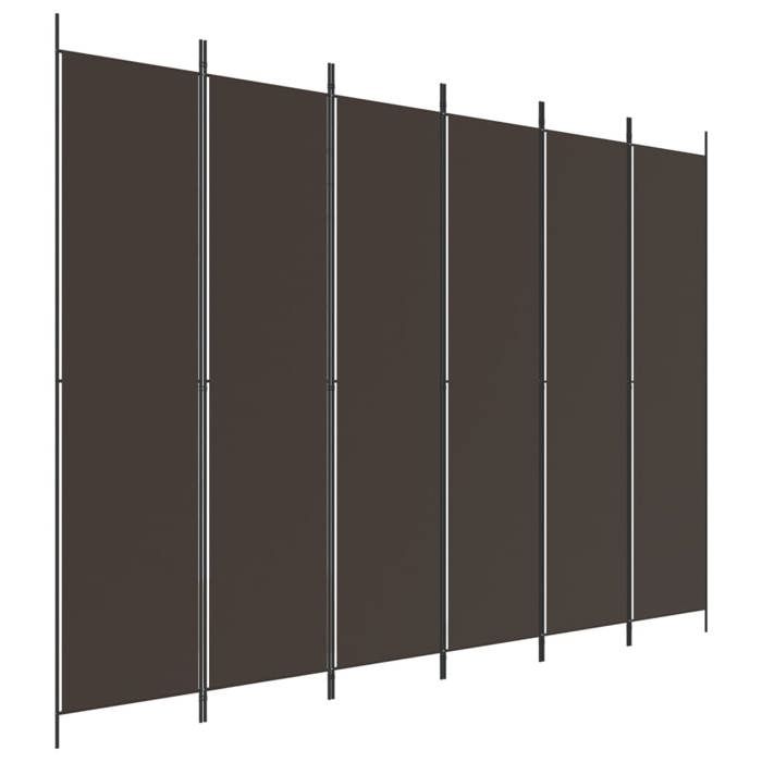 VidaXL Room Divider 6 Panels Folding Room Separator Privacy Screen Partition Living Room Decoration 350207