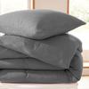Complete 3-piece "Noah" Pack Cotton Gauze 140 X 200 for Single Bed - Noah Slate