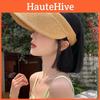 Summer Straw Women Woven Sun Hat With Big Brim And Uv Shield For Outdoor Beach