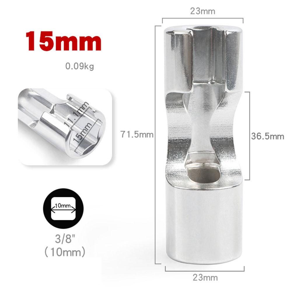 Fuel Line Socket Wrench 10-19mm Diesel Injector Fuel Line Socket Wrench Set Union Nut Socket For Elbow Nuts & Bolts Hand Tool