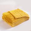 Golden Velvet Flannel Blanket - Suitable for Office, Sofa, Baby, and Gifts