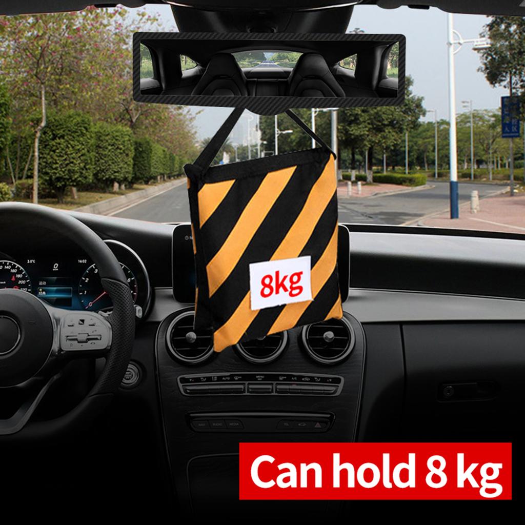Rear View Mirror Suction Cup Rearview Mirror Wide Angle Hidden Aromatherapy 360 Degrees  Adjustment Angle Rear View