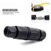 IP68 Electrical Waterproof Connector Wire Cable Outdoor Plug Straight 2/3 Pin Quick Push In Terminal Block Conductor Connector