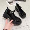Mary Jane Shoes Platform High Heels Shoes Women Japanese Style Vintage Pumps Women College Student Women Shoes Zapatos De Mujer