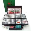 Hand-made Domestic Mahjong Tiles, Hard-to-break Mahjong Tiles, Custom-made Tenwa Black (with Color Dot Sticks), Go Labo Original Tile Strap Included