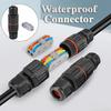 Waterproof Joint Wire Quick Connection Waterproof Connector 2/3 Pin Solder Less LED Lamp Wiring Outdoor Rainproof Terminal