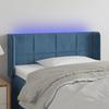 VidaXL LED Headboard Bedroom Furniture Single Bed Accessory Headboard Bed Frame Interior Dark Blue 3123276
