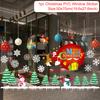 Cartoon Christmas Window Glass Stickers 2025 Christmas Decoration for Home Living Room Wall Decor 2025 Happy New Year Stickers