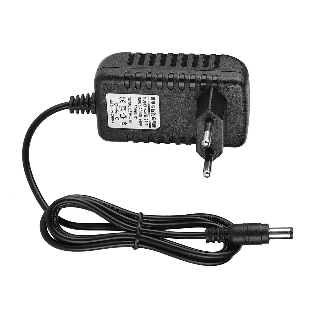 Thick Copper Core Li Ion Charger Adapter 21V1A Adaptative Lithium Battery Charger