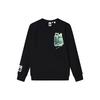 Fila Van Gogh Collaboration Series Van Gogh Museum 2.0 Pattern Logo Crewneck Sweatshirt Men Sweatshirt Black F11M318215F-BK