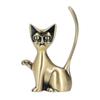 Cat God Ring Holder Cat God Design Zinc Alloy Sturdy Durable Retro Style Ring Organizer for Rings