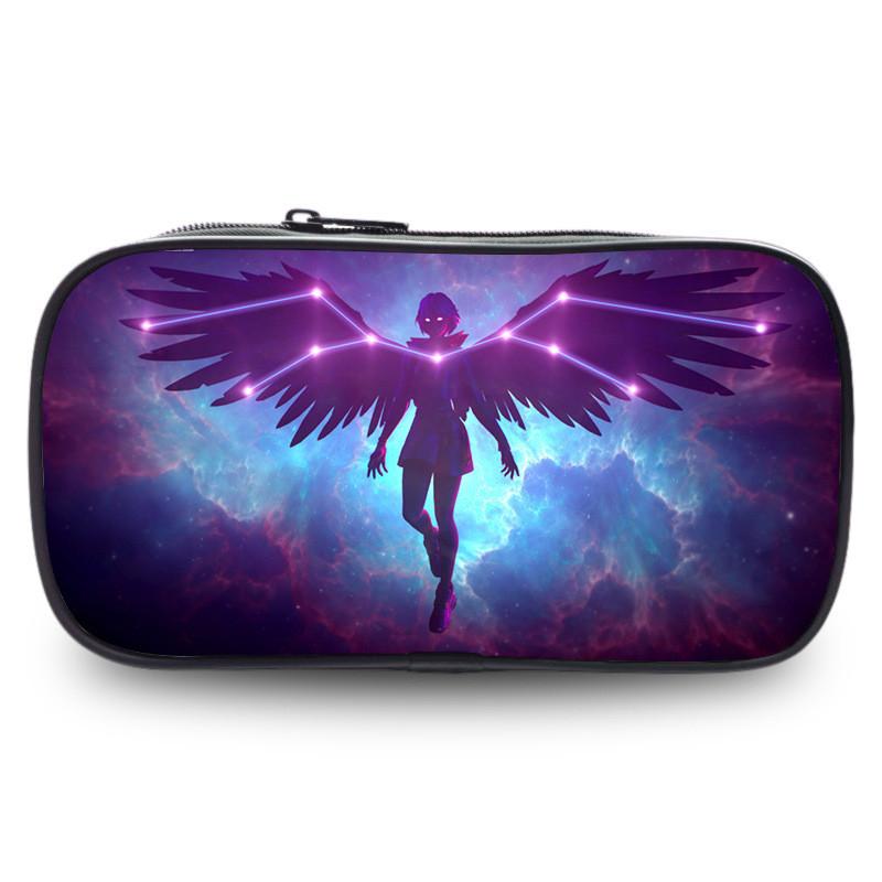 Pen Night Fortress Case Large Capacity Double Layered Design Patterns Diverse