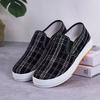 2024 Spring and Autumn One-pedal Canvas Shoes with Soft Soles, Comfortable and Durable, Versatile and Simple Women's Shoes, Little White Shoes