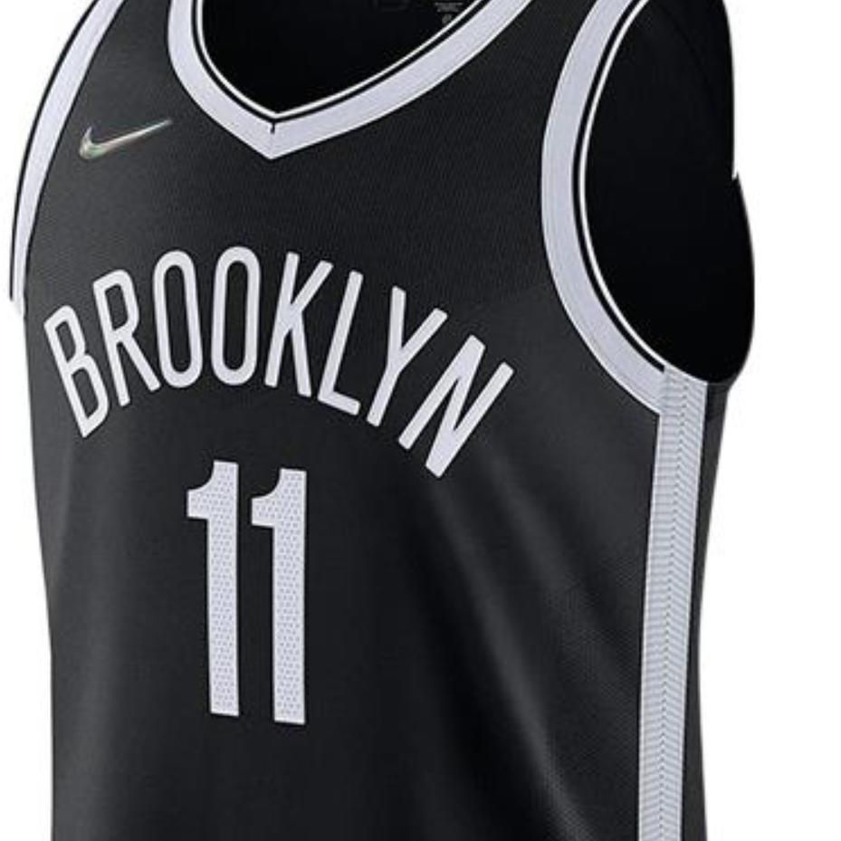 Nike Баскетбольная майка NBA Brooklyn Nets Kyrie Irving Player Edition Retro Breathable, мужская майка, черная DB3305-011