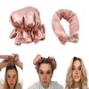 2Pcs Set Bun Bons Curly Hair Cover Set Soft Hair Rollers Sleeping Headband  Curling No Heat Hair Styling Tool
