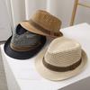 Summer Straw Sun Hat Breathable Woven Material UV Protection Hat with Wide Brim Versatile Summer Accessory