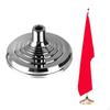 Floor Stand Base for Indoor Flagpoles Flag Holder, Single Hole Flag Stand Base for House Conference Room Hotel Office Outdoor,