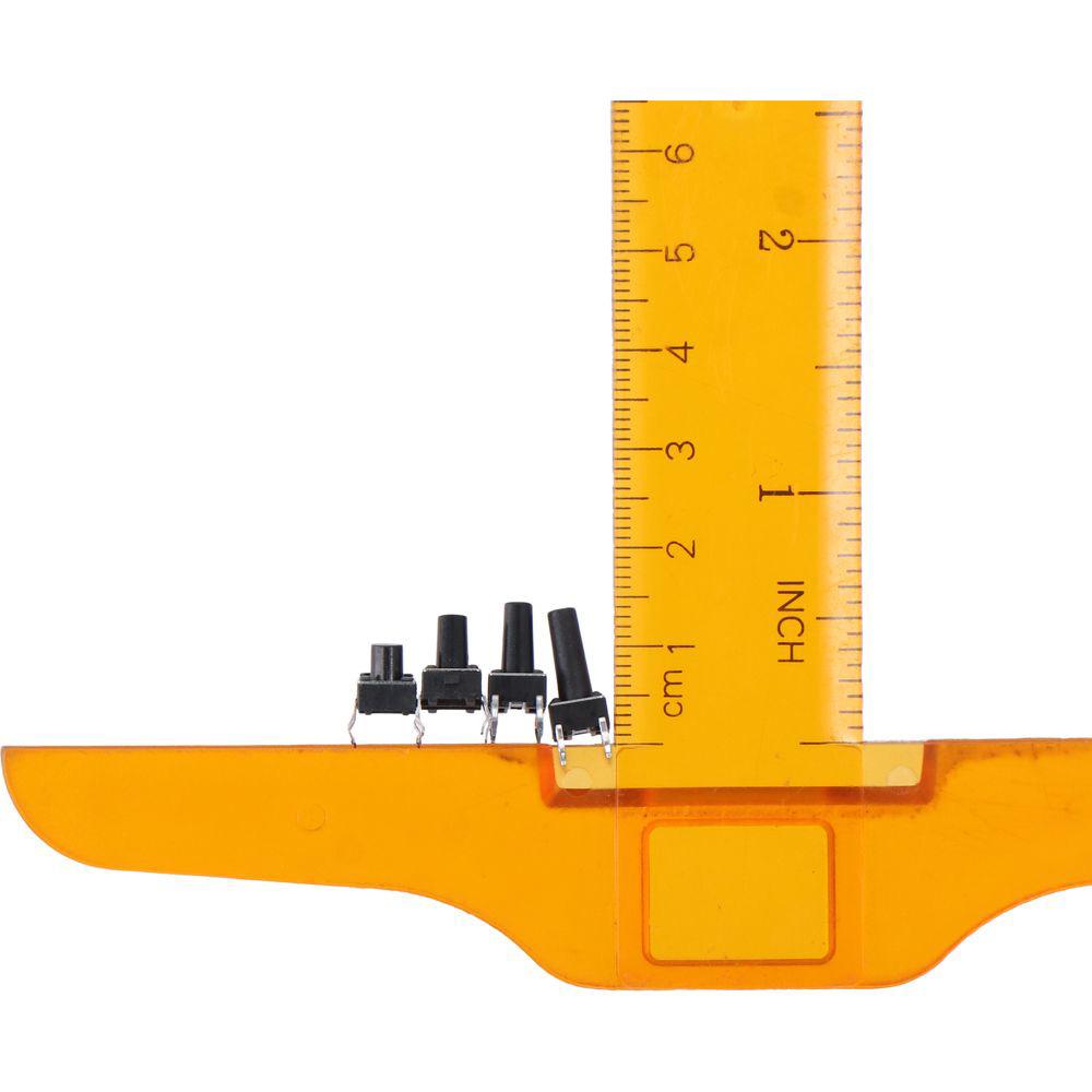 200Pcs 6x6 Mm Tactile Push Button 4 Pin Pushbutton Switches Electronic Circuit Board