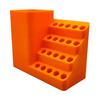 Screwdriver Bit Storage Box Large Capacity Multiple Compartments Universal Drill Bit Holder Perforated Board Organizer