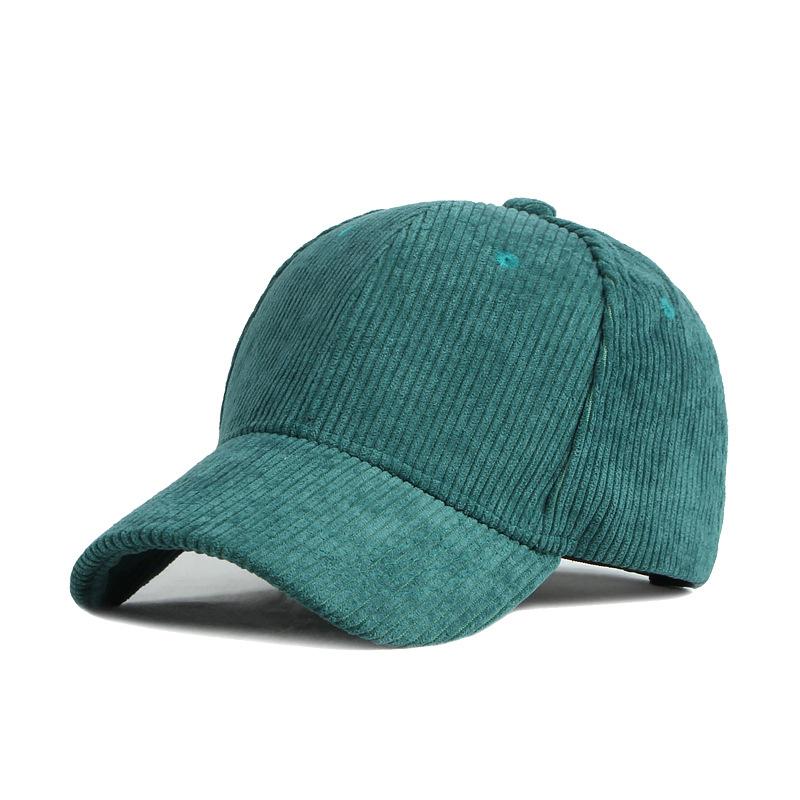 Warm Hat Women Autumn Winter Corduroy Baseball Cap Solid Color Outdoor Sports Cap Snapback Hat Ponytail Panama Cap Visor Hats