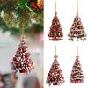1Pcs Home Table Decor Christmas Tree Ornament Happy New Year Xmas Decor New Hanging Pendant