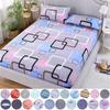Fitted Sheet with All-around Elastic Rubber Band Non Slip Dustproof Bed Sheet(Without Pillowcase)