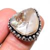 Biwa Pearl Gemstone 925 Sterling Silver Jewelry Ring Size 6