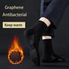 1/2/3PCS Graphene Antibacterial Warm Socks Men's and Women's Deodorant Mid-tube Socks Solid Color Clean Version of Autumn and Winter Warm Socks