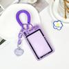 Transparent Acrylic Photocard Holder Keychain Idol Photo Sleeve Credit ID Bank Card Holder  Case Protective Case