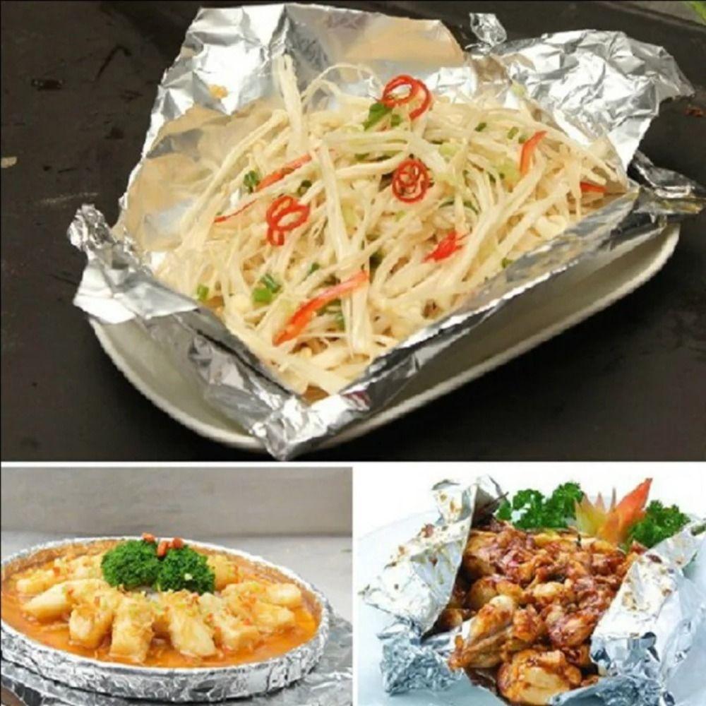 5M/10M/20M Disposable Catering Tin Foil Aluminium Baking Wrap Tin Foil for Ovens Freezers