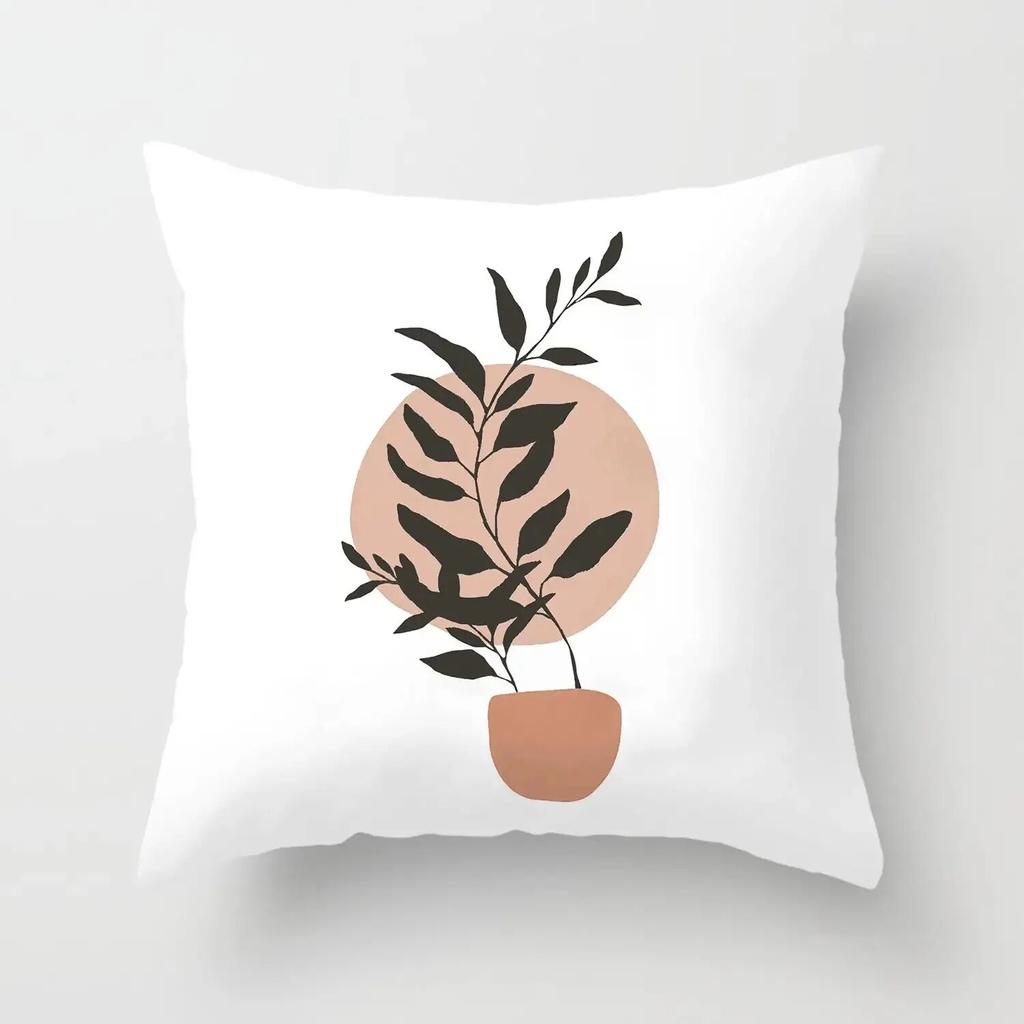 Bohemian Home Decor Pillow Case Abstract Simple Geometric Print Throw Pillow Case Bedroom Room Living Room Sofa Cushion Cover